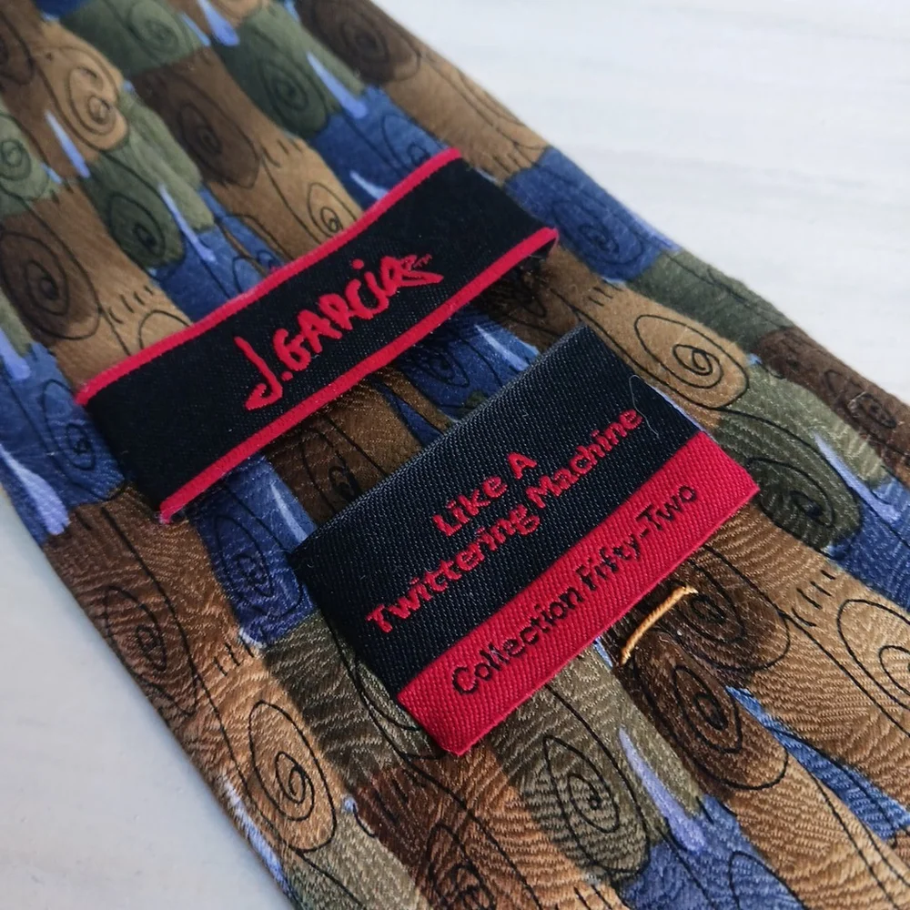 Vintage J Garcia Collection Silk Tie Necktie